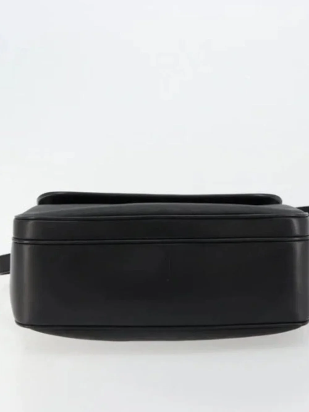 GUCCI Micro GG Supreme Shoulder Bag PVC Black Gold 001 256 1044 Auth 180209